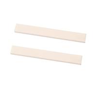 AKOOSY Sillet et Chevalet Os de Buffle pour Folk Électrique Mandoline Banjo Ukulélé Kit de Matériau Os Naturel pour Remplacement