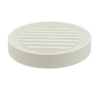 AKOOSY Socle à roulettes pour Pot de Fleurs Blanc 22,5X18X3,5 CM Bac à Eau Concave-Convexe Plateau pour Plantes d'Intérieur et Extérieur