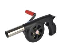 AKOOSY Souffleur Manuel Barbecue Portable Résistant avec Poignée Amovible pour Camping et Foyer