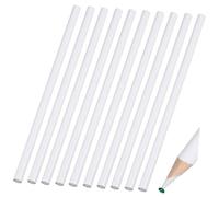 AKOOSY Stylo à Points en Bois Blanc 10pcs pour Manucure Nail Art Placement Facile de Strass, Outil à Points pour Ongles Faux, pour Usage Maison et DIY