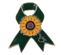 AKOOSY Sunflower Ribbon Badge Brooch For Disability Awareness Decorative Pin For Clothes Volunteer Charity Accessory Sweaters And Jackets