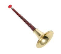 AKOOSY Suona Chinois Ré Instrument à Vent Traditionnel Résistant Aux Intempéries avec Bol Doré pour Musique Folklorique et Pratique des Débutants