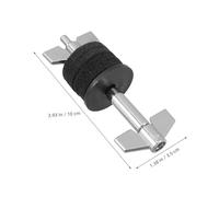 AKOOSY Support de Cymbale Multi-niveaux Réglable pour Batterie Stabilisateur de Hauteur Accessoire Splash Installation Facile Compatible avec Plusieurs Marques de Batteries
