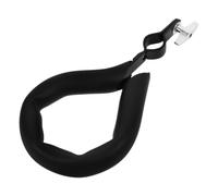 AKOOSY Support de Pupitre Surnay en Métal Noir Crochet Stable, Gain de Place, Adapté pour Tiges de 2,2 à 3cm, Style Simple et Élégant pour Performance Musicale