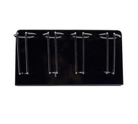 AKOOSY Support mural pour tondeuse à cheveux et ciseaux, étagère robuste en acier inoxydable pour rangement d'outils de coiffure
