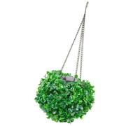 AKOOSY Suspendre Solaire Boule Topiaire Verte Chaîne Solide en Fer et Plastique, Lampe LED pour Décoration de Jardin et Festivals