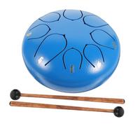 AKOOSY Tambour à Langue Ethereal Couleur Bleue Instrument de Percussion Handpan pour Débutants Détente et Méditation Facile à Jouer
