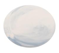 AKOOSY Tampon à Cire Rond en Céramique Bleue Marine Plaque de Scellage à la Cire pour Cachet Outil de Démoulage Solide et Compact pour Artisanat et Scellage de Joints Tapis Pratique