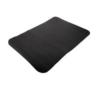 AKOOSY Tapis de Sol Antidérapant pour Plateforme Vibrante 23,6x17 Pouces | Polyuréthane Noir, Double Face, Absorption des Chocs Bruit, Protège Sols et Tapis