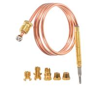 AKOOSY Thermocouple De Sécurité pour Cheminée Et Four Capteur De Température Précis Compatible avec Poêles à Gaz Et Barbecues