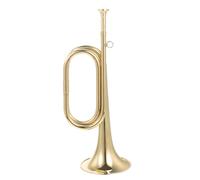 AKOOSY Trompette Débutant Cuivre pour Orchestre Scolaire Instrument à Vent avec Naturel Adapté à Tous Âges