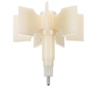 AKOOSY Turbine de Pompe à Eau en Plastique Blanc pour Compteur D'eau 1/2 Pouce 12 Dents, Pièce de Remplacement Précise pour Usage Résidentiel et Lieux Publics