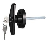 AKOOSY Verrou à Came T Type Serrure Robuste et Facile à Utiliser en Alliage de Zinc pour Armoire Électrique pour Camions et Véhicules