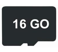 AKOR - Carte mémoire Micro SD 16GO pour Appareil-Photo, téléphone, projecteur, etc. - Noire -