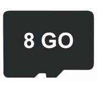 AKOR - Carte mémoire Micro SD 8GO pour Appareil-Photo, téléphone, projecteur, etc. - Noire -