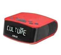 AKOR - Radio-RÉVEIL FM/Dab+ ET USB DE Charge - Rouge - - AKOR - Rouge