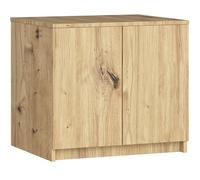 AKORD Armoire de Rangement Extension | Augmente la Capacité de la Penderie | L60 x H55 P51 cm | 2 étagères | Facile à Monter | Petite Augmentation de Armoir a Vetement | Chêne Artisanal