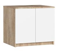 AKORD Armoire de Rangement Extension | Augmente la Capacité de la Penderie | L60 x H55 P51 cm | 2 étagères | Facile à Monter | Petite Augmentation de Armoir a Vetement