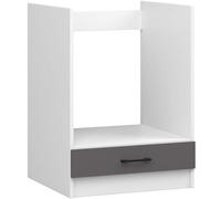 AKORD | Armoires de Cuisine Olive | Spacieux | Robuste | pour Tout Design | pour Une Petite Cuisine | pour Une kitchenette | dans Le Cadre d'un Ensemble | Blanc & Gris Graphite