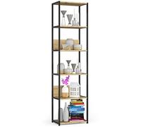 AKORD | Bibliothèque Loft 50 cm | Compacte | Spacieuse | 6 étagères | pour Le Bureau | Moderne | Robuste | Résistant aux dommages | pour Divers aménagements | Facile à Monter | Garantie 24 Mois.