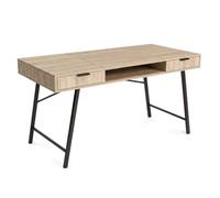 AKORD Bureau Informatique Arden Industriel Chêne Sonoma 120 Cm