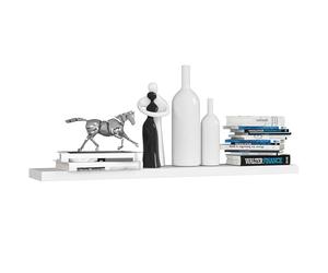 AKORD Étagère Murale Flottante PS-5 100cm | Etagere Mural Jouets Fleurs Décorations pour Salon Chambre | Design Moderne Tablette Murale Fonctionnel | Etagères Murales Panneau Stratifié 32mm