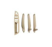 AKOUFALL Lot 4 Poignées Porte Intérieures Voiture Panneau Intérieur Garniture Traction Ensemble Poignées Accoudoir Pour Série E70 E71 E72 X5 X6 LHD RHD Poignée Intérieure Porte(Model B LHD Beige)