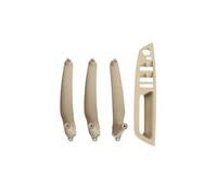 AKOUFALL Lot 4 Poignées Porte Intérieures Voiture Panneau Intérieur Garniture Traction Ensemble Poignées Accoudoir Pour Série E70 E71 E72 X5 X6 LHD RHD Poignée Intérieure Porte(Model B RHD Beige)