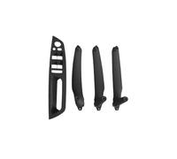 AKOUFALL Lot 4 Poignées Porte Intérieures Voiture Panneau Intérieur Garniture Traction Ensemble Poignées Accoudoir Pour Série E70 E71 E72 X5 X6 LHD RHD Poignée Intérieure Porte(Model A LHD Black)