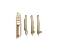 AKOUFALL Lot 4 Poignées Porte Intérieures Voiture Panneau Intérieur Garniture Traction Ensemble Poignées Accoudoir Pour Série E70 E71 E72 X5 X6 LHD RHD Poignée Intérieure Porte(Model A LHD Beige)