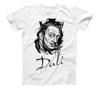 AKOXBFH Salvador Dali Tribute T-Shirt 100% Cotton Surrealism The ElephantsWhiteXXL