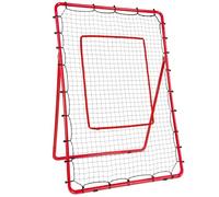 AKOZLIN Filet dorsal pour volleyball, volleyball, lacrosse rebondissant, 5 angles réglables, 6 x 1 ft avec filet de rebond Strike Zone Rebount, filet de baseball Pitchback avec sac de transport