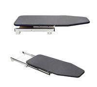 AKOZLIN Planche à Repasser rétractable coulissante pivotante montée dans Un tiroir avec Housse de Repassage résistante à la Chaleur, Taille de la Planche : 81 cm x 33 cm, Gris