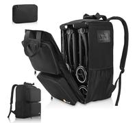 AKOZLIN Sac à Dos de Voyage Pliable pour Poussette, Noir, L(for All GB Pockit Strollers), Sac à Dos