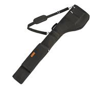 AKOZLIN Sac de transport noir pour club de golf, capacité de 8 à 10 clubs, 3 poches, nylon, sangle réglable, parfait pour les golfeurs occasionnels/récréatifs, les golfeurs, les débutants, les