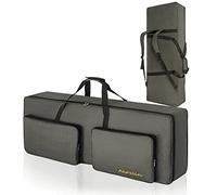 AKOZLIN Sac de transport pour clavier portable et durable pour piano électrique - Sac de transport universel étanche Oxford épais avec rembourrage perle de 10 mm, 76 touches - Longueur : 118,1 cm