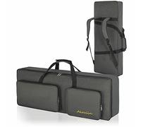 AKOZLIN Sac de transport pour clavier portable et durable pour piano électrique - Sac de transport universel étanche Oxford épais avec rembourrage perle de 10 mm, 49 touches - Longueur 34, Moderne