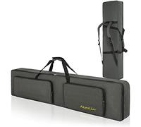 AKOZLIN Sac de transport pour clavier portable et durable pour piano électrique - Sac de transport universel étanche Oxford épais avec rembourrage perle de 10 mm, 88 touches - Longueur : 137,9 cm