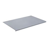 AKOZLIN Tapis de souris anti-poussée en cuir synthétique souple avec fixation intégrale, protection des bords, gris, 70 x 40,1 cm