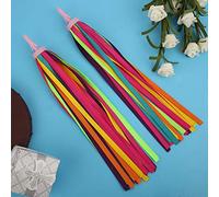 Akozon 1 Paire de Rubans de Gland à Vélo Colorés pour Les Banderoles Amusants du Guidon pour 'ycles et Scooters (Color)