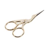 Akozon 1 Pièce Ciseaux en Acier Inoxydable en Forme de Grue, Ciseaux de | Acier inoxydable, idéal pour la couture, la découpe artisanale, disponible en or et argent.