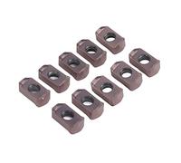 Akozon 10 Pack en Carbure CNC Inserts de Tournure pour les Lames d'outil de Finition Haute Performance de avec Revêtement (LOGU030310)