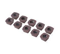 Akozon 10 Pack en Carbure CNC Inserts de Tournure pour les Lames d'outil de Finition Haute Performance de avec Revêtement (SDMT120512)