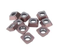 Akozon 10 Pack en Carbure CNC Inserts de Tournure pour les Lames d'outil de Finition Haute Performance de avec Revêtement (SEKT1204)