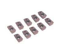 Akozon 10 Pack en Carbure CNC Inserts de Tournure pour les Lames d'outil de Finition Haute Performance de avec Revêtement (APMT1135PDER-H2)