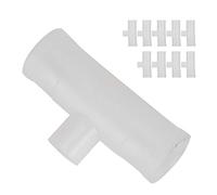 Akozon 10 Pack Poulet Drinker Moins en Acier Valve de Soupape d'eau pour Une Connexion Directe (1/4 17,5-18 cm)