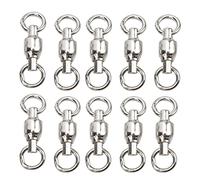 Akozon 10 Pcs de Pied d'oiseau en Acier Moins en Acier pour Perroquets Activité d'entraînement des Jambes pour Le Développement des Animaux de Compagnie (6#)