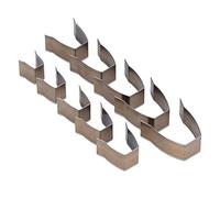 Akozon 10 Pcs en Cuir en Acier élevé en Acier en Cuir de Précision (queue carrée)