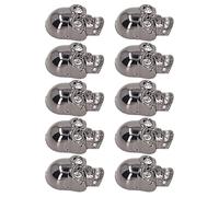 Akozon 10 PCS Skull Rivets Gothic Style Skull pour Vêtements, Chaussures et Sacs de Bricolage (#2)