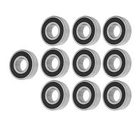 Akozon 10 Pièces 6203RS Roulements à Billes à Gorge Profonde-roulements en Acier de 17mm pour Moteurs, Boîtes de Vitesses et Ry